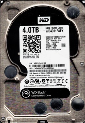 Western Digital WD4001FAEX-00MJRA0 4TB DCM: HARCHVJMA | eBay
