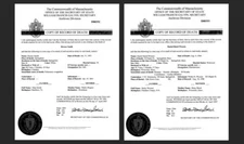 Smith & Wesson DEATH CERTIFICATE Lot, Famous Gun Makers, Pistol Rifle Revolvers