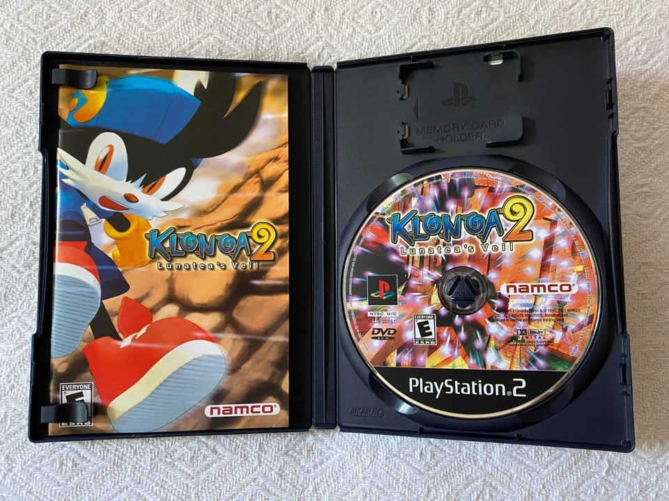Klonoa 2 Lunateas Veil PS2 - NTSC-U/C USA VGC CIB with Reg - Tracked - Image 4 of 4