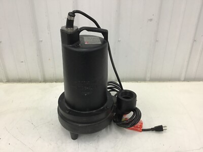 Dayton - 4LE10 1/2 HP 3450 RPM 120VAC 49 Ft Max Head Effluent Pump