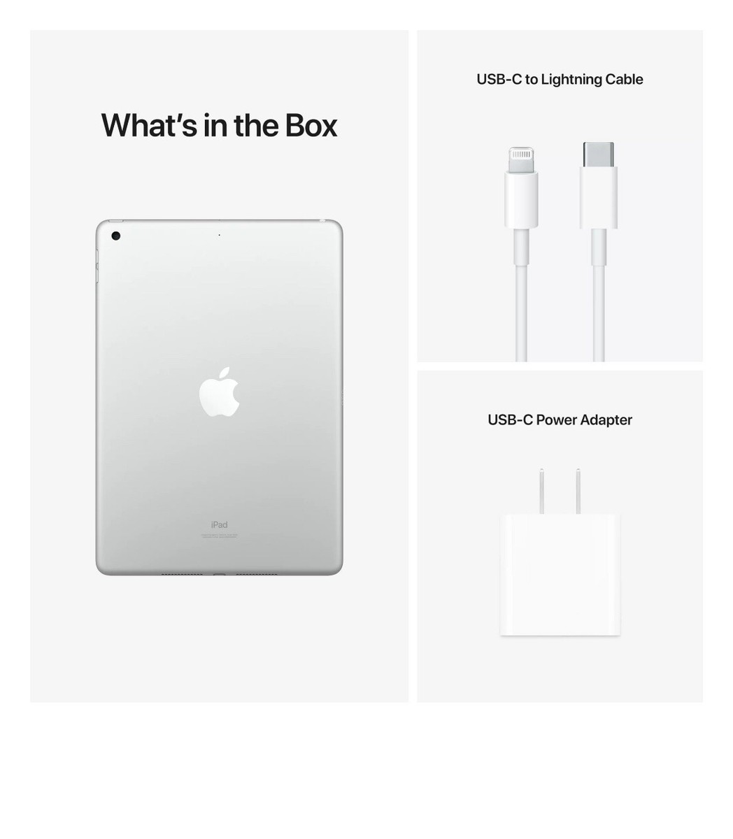 Apple iPad (9th Generation) A2603 64 GB, Wi-Fi, 10.2 in - Silver