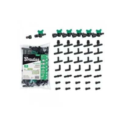 MARKENLOS 42 pezzi irrigazione a goccia tubo perlato tubo gocciolante angolo valvola accessori set 16 mm