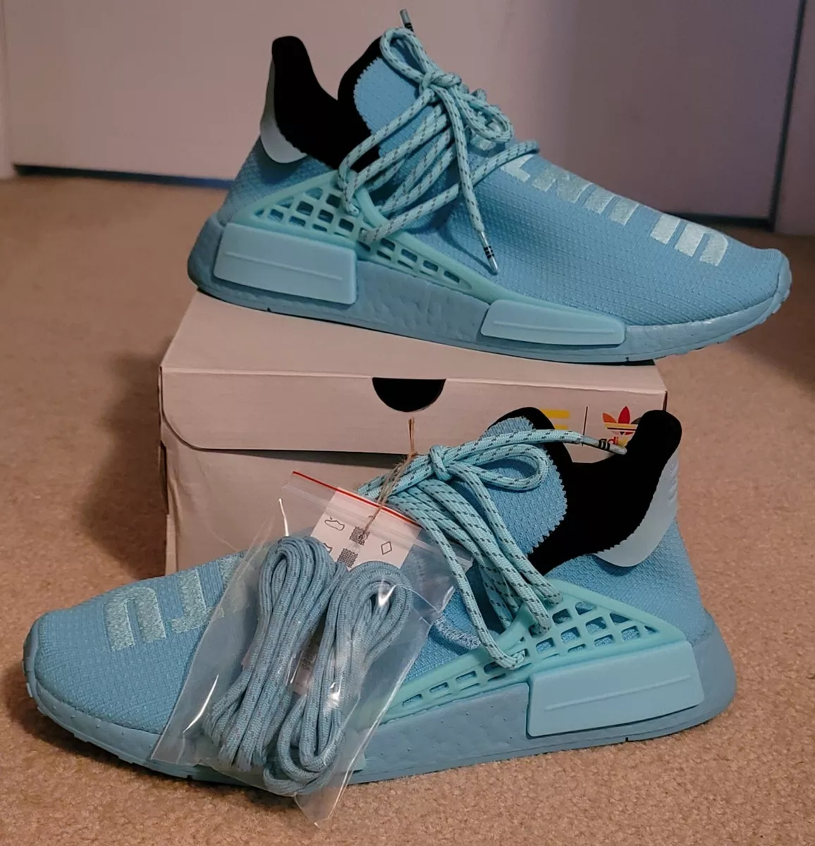 Pharrell Williams x adidas NMD Hu Aqua Blue