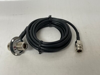 Vehicle Surface Mount N Female Mobile Antenna Connector Jack, 10' RG58 Cable WH