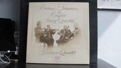 BRAHMS SCHUMANN COMPLETE STRING QUARTETS, GUARNERI QUARTET - 3 LP ARL3-3834