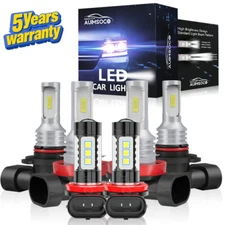 Para For Toyota Sienna 2011-2018 Combo Faros LED + Bombillas de luces antiniebla