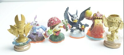 Lot Of 6 Activation Skylanders Toy Figures 