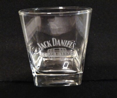Jack Daniels Single Barrel Select Square  4 oz Whiskey  Heavy Bottom Glass
