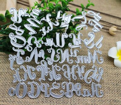 #ad 26 Upper Lower Case Alphabet Letters Metal Dies Cutting Dies Cut for DIY Scra... $14.33