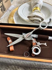 DAMASCUS KAMISORI FROST II BRAND NEW AUTHENTIC SCISSORS SHEARS BARBER STYLIST