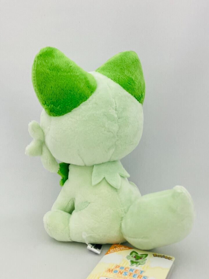 Peluche Pokemon All Star Collection - Sprigatito / Poussacha - Japon Neuf