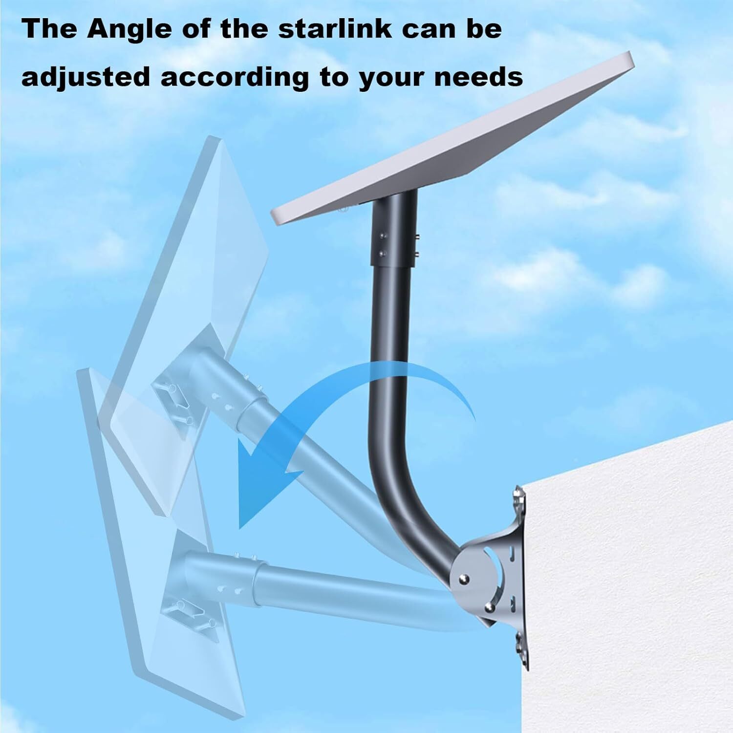 For Starlink Roof Mount Gen 3, Adjustable Starlink Pivot Mount Kit, Heavy Duty — image 6