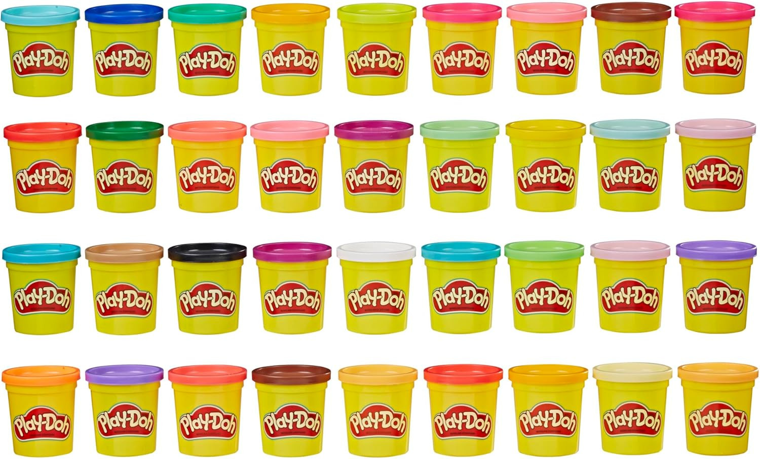 Play-Doh Modeling Compound 36-Pack Case of Colors, Non-Toxic