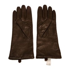 Worthington Brown Leather Gloves Size L VINNTAGE Leather Winter
