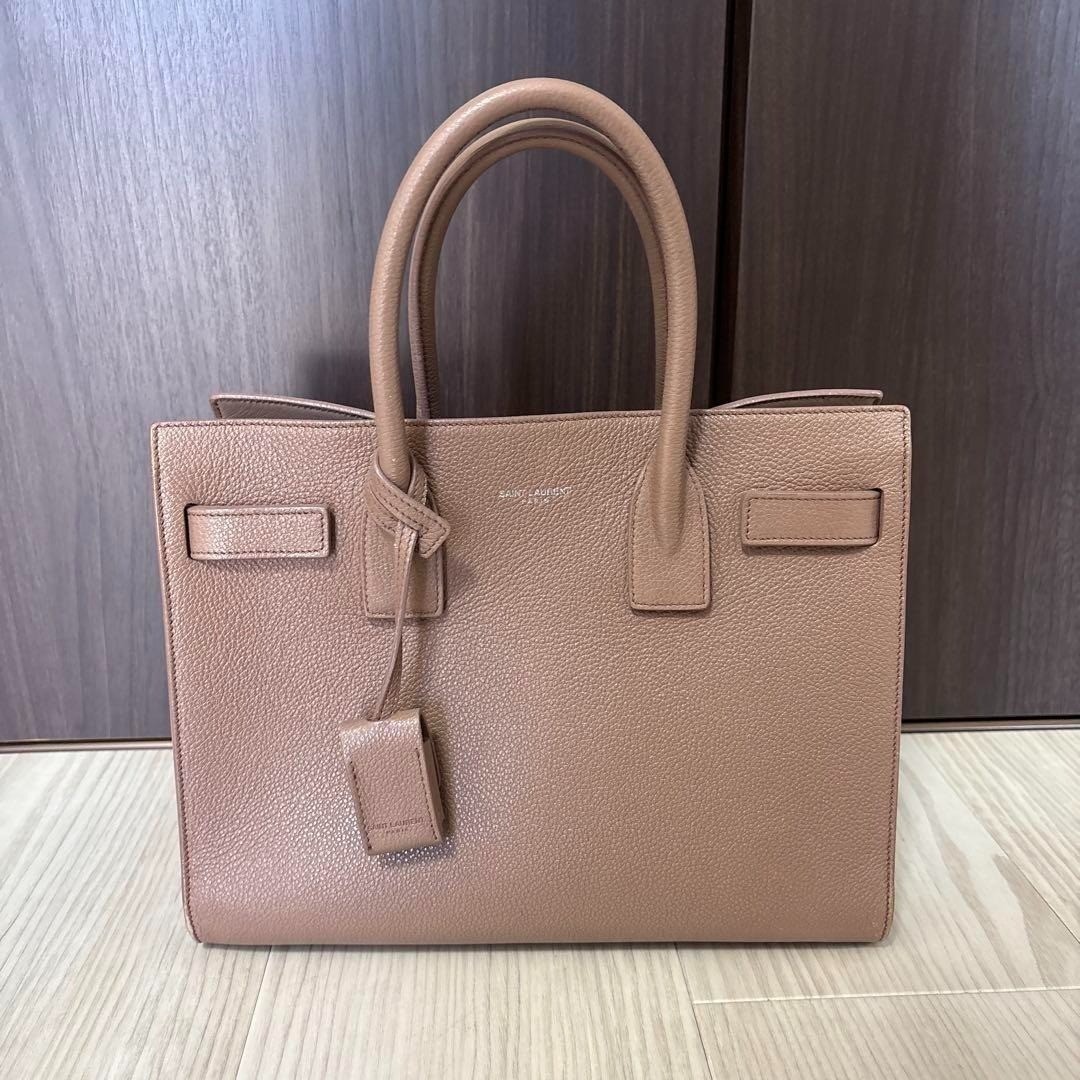SAINT LAURENT Sac de Jour borsa tote in pelle di vitello borsa classica in pelle di design usata