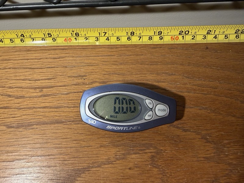Sportline 340 Step Distance Pedometer APD Accurate Walking Fitness Tested Works