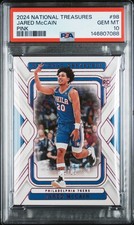 2024 NATIONAL TREASURES PINK #98 JARED MCCAIN 6/15 PSA 10