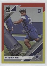 2019 Panini Donruss Optic Rookies Red & Yellow Prizm Trysten Hill #127 6f5