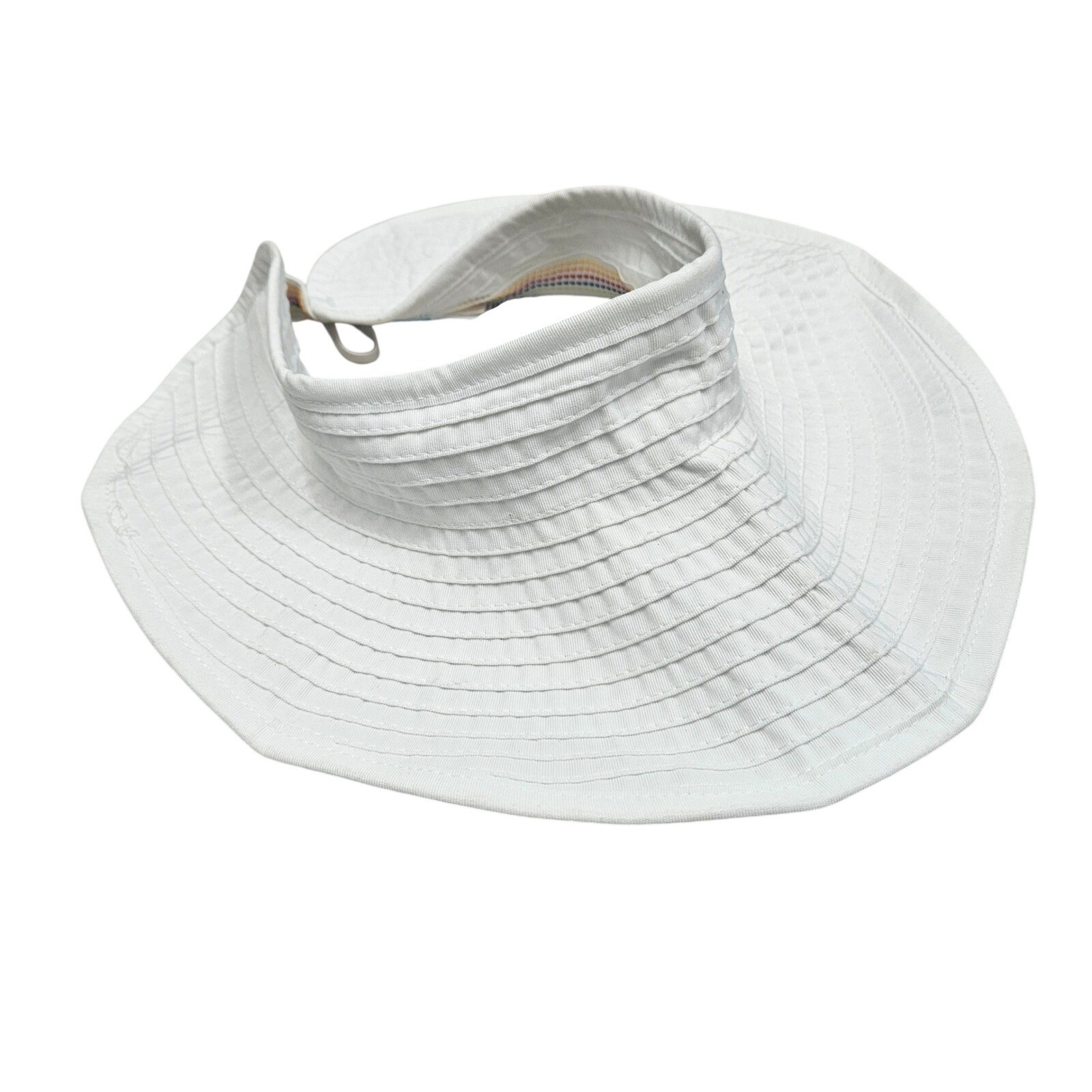 Sunday Afternoons White Sun Hat Visor Wide Brim UV Protectio