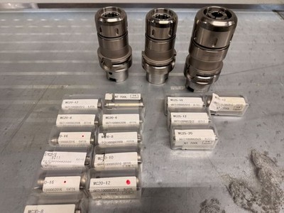NT Tool Super Tight Lock (3x) HSK63A Frässpannfutter inkl. 15 Reduzierhülsen