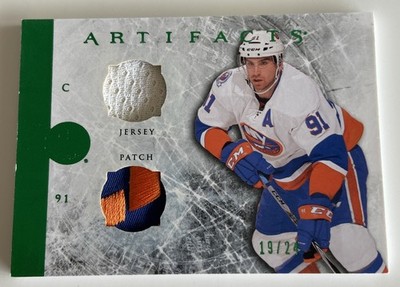 NHL Card-John Tavares-Emerald Jersey/Patch 19/24-Artifacts 2012-13-Islanders