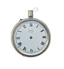 Antique Hinds' Reliance Swiss Nickel Pocket Watch c.1910-1920