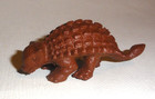 Vintage Marx 1960s Plastic Brown Dinosaur ankylosaurus  VG — photo 1