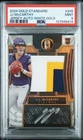 2024 PANINI GOLD STANDARD JERSEY AUTO-WHITE GOLD #245 JJ MCCARTHY RC 5/75 PSA 9