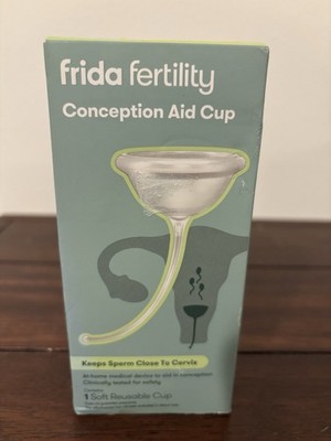 Frida Fertility Conception Aid Cup, Reusable Cervical Cup for Sperm Retention...