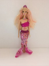 Barbie A Mermaid Tale Merliah Doll 2010 Transforming Tale Tattoos Pink Hair