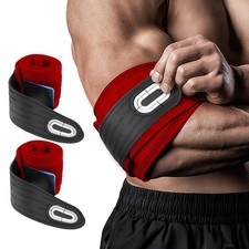 Elbow Wraps for Weightlifting 1 Pair - Double-Layer Reinforced 40'' Elastic...