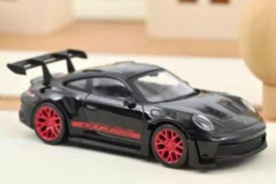 Norev 1:43 Jet Car Porsche 992 GT3 Rs 2022 - Black & Red Stickers 750062-image