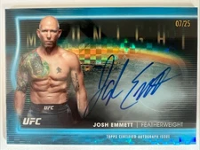 2025 Topps Midnight UFC - Horizon Signatures Josh Emmett Auto /25 #HNS-JE