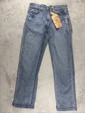 Flypaper Men’s Stone Blue Denim Jeans Skinny 29W 30L New