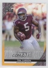 2016 Leaf Draft Gold Tra Carson #83 2f4
