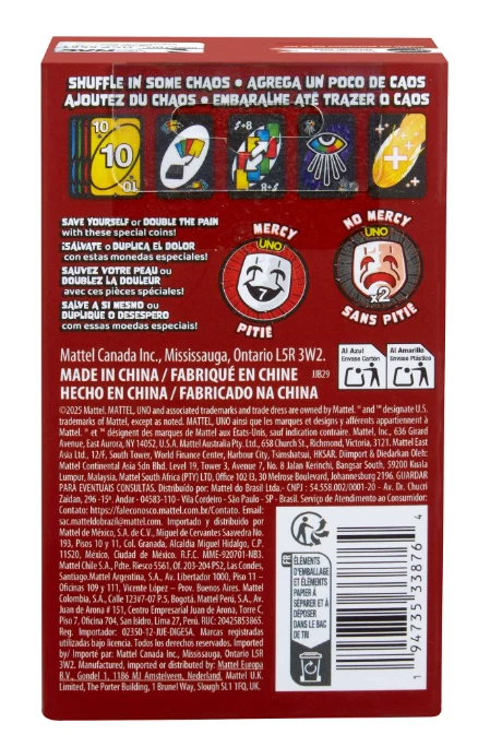 UNO Show Em No Mercy EXPANSION PACK  Save Yourself or DOUBLE the PAIN!,Pack of 2 - Image 3 of 4