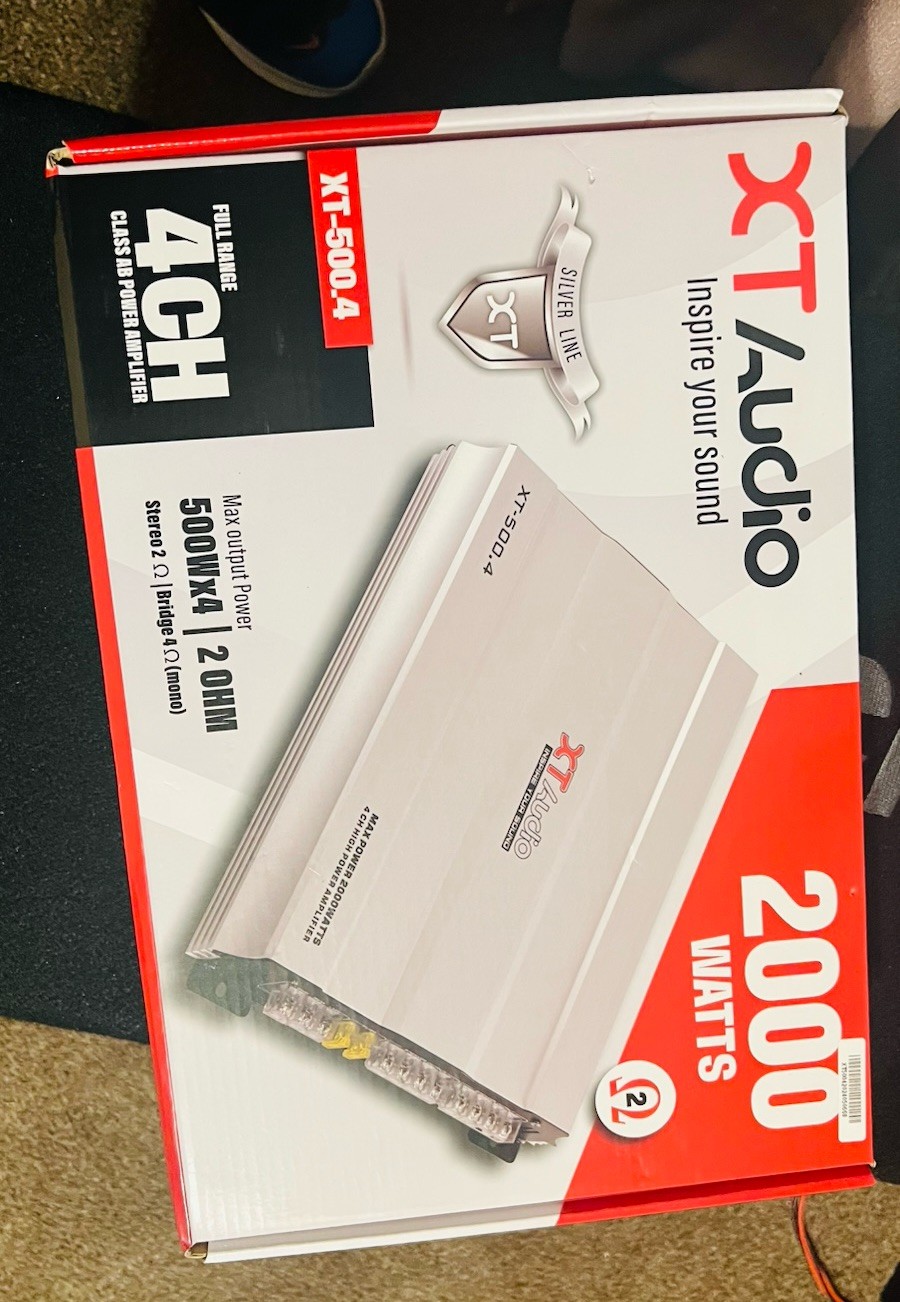 Xt Audio 500 X 4 Channel New 2000watt