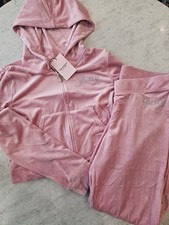 NWT M JUICY COUTURE BLING TRACKSUIT Rose Pants  Hoodie Rare Gift Set