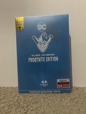 McFarlane DC Multiverse THE JOKER COMEDIAN Frostbite Figure Gold GameStop Open
