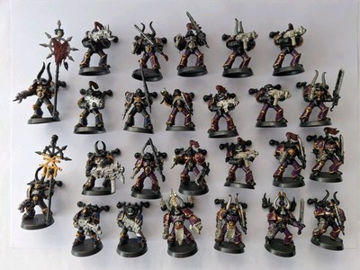 25x Chaos Space Marines, Warhammer 40k, Standard, 3rd Edition