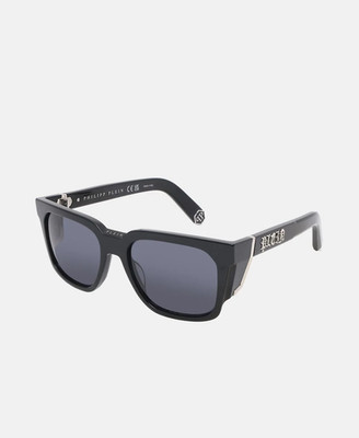 Original Philipp Plein Sonnenbrille NEU & OVP Modell: VPP141M SPP141M Schwarz