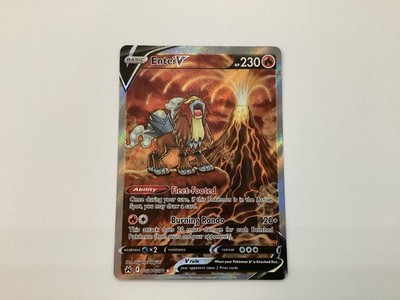 Entei V Illustration Rare, Basic, Fire Type