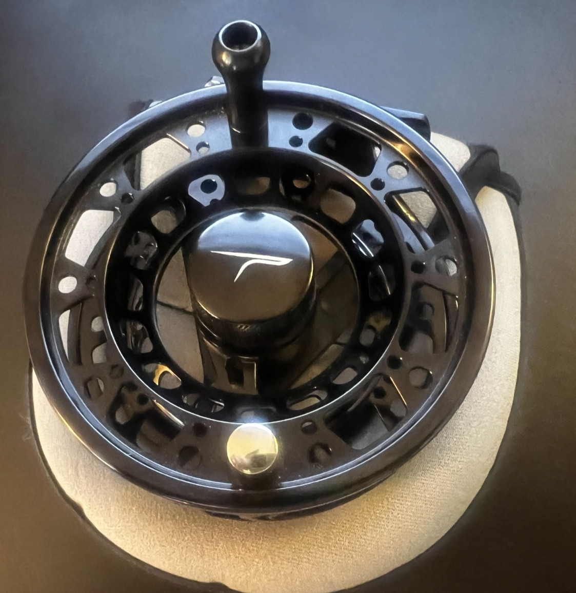 TFO Power Fly Fishing Reel and pouch (Power II) 7-9 wt.