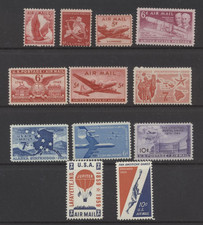 US Airmail MINT Never Hinged  Vintage Stamp Collection 12 Different Issues