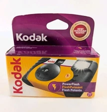 Kodak Power Flash Disposable Camera 27 Exposures Exp 2010 800 ISO Film Versatile