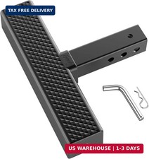 Eapele Hitch Step for 2 Inch Receiver, Universal Anti Slip Bumper Guard, 600lbs