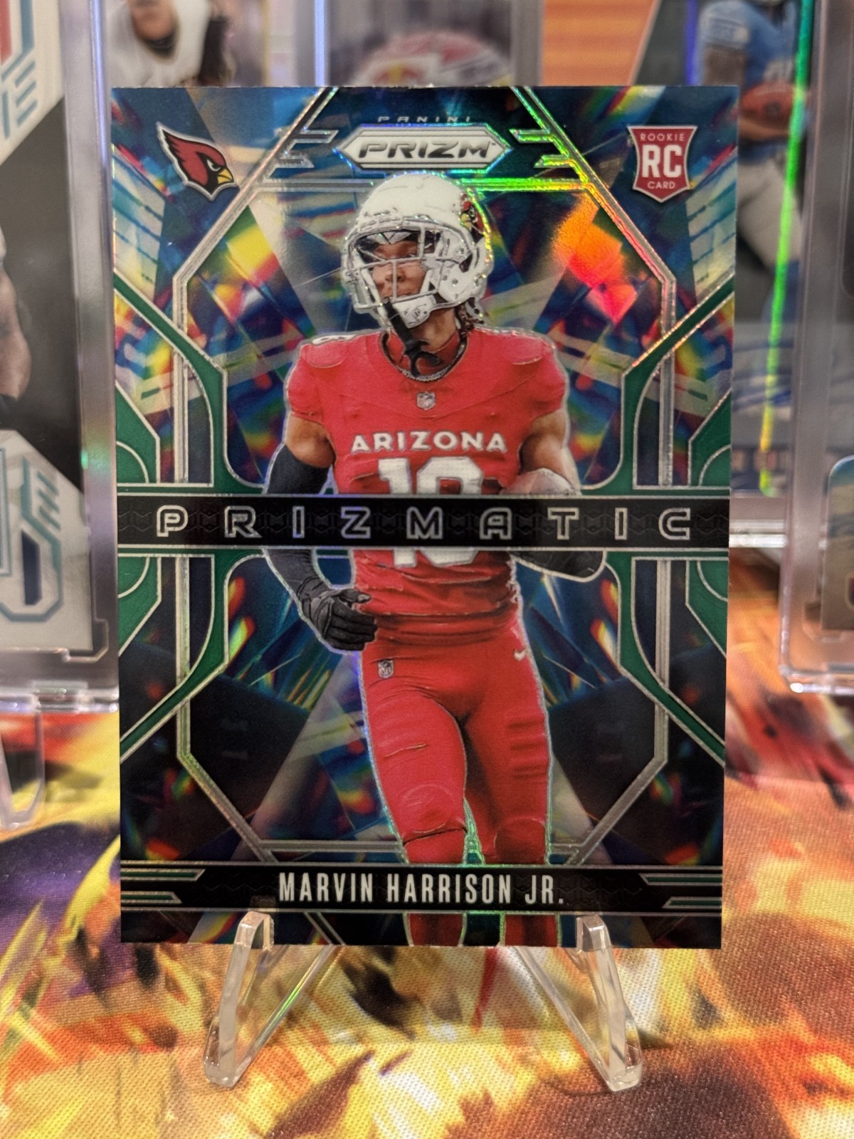 2024 Panini Prizm - Prizmatic Marvin Harrison Jr. #12 Green Prizm (RC)