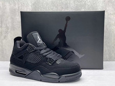 Jordan 4 Retro Black Cat Men's Mid Top Basketball Shoes Mid Top Size