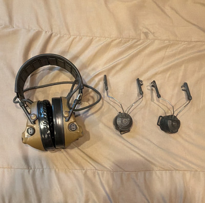 3M Peltor ComTac V with Helmet Rail Adapter