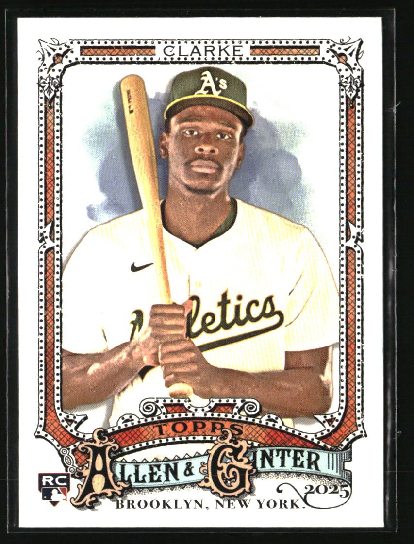 2025 Topps Allen & Ginter Denzel Clarke Rookie #278 RC Athletics